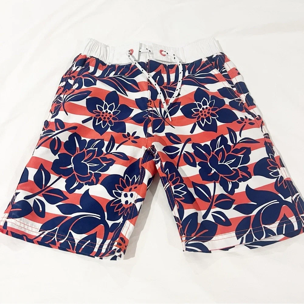 Mini Boden Swim Trunks Size 6-7 Years